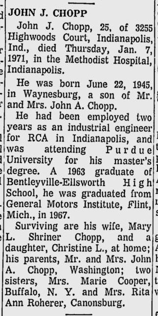 John J. Chopp obit